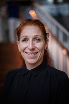  Lise Klaveness ordförande för norska fotbollsförbundet poserar för ett porträtt den 20 augusti 2022 på Scandic Continental i Stockholm. 