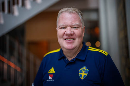 Karl-Erik Nilsson ordförande för svenska fotbollsförbundet poserar för ett porträtt den 20 augusti 2022 på Scandic Continental i Stockholm. 
