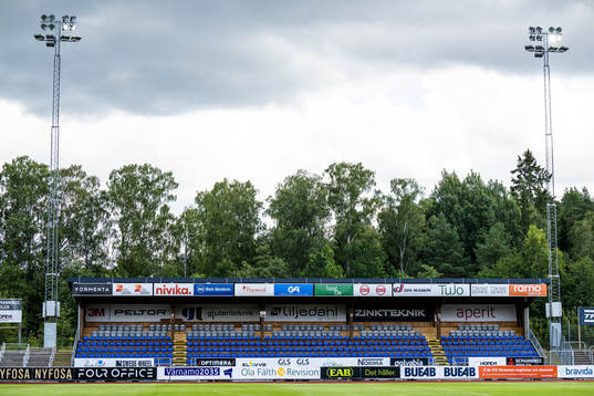 Läktare på Finnvedsvallen
