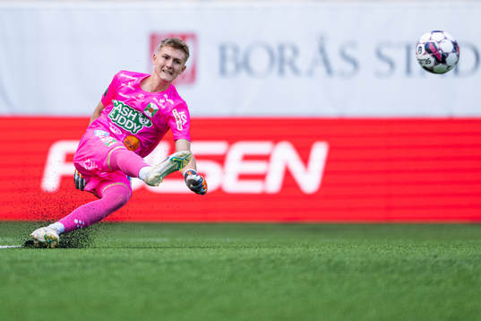 Varbergs målvakt Viktor Dryselius