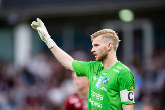 Norrbys målvakt Anton Cajtoft