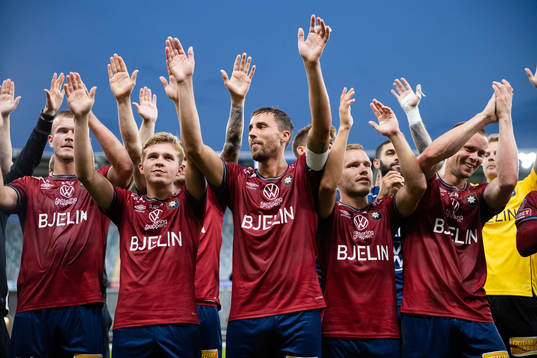 Örgrytes spelare jublar