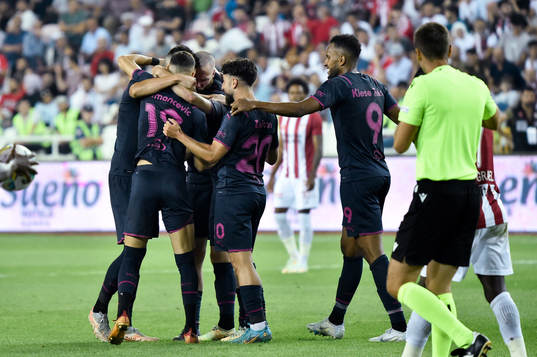 Players of Malmö FF celebrate