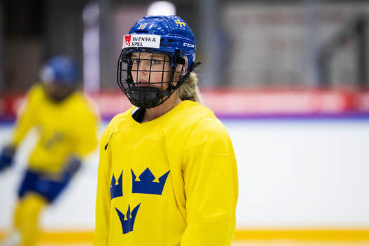 Mina Waxin of Sweden at a practice session