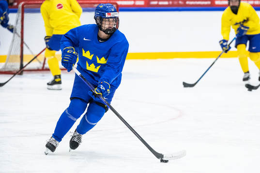 Emma Murén of Sweden at a practice session