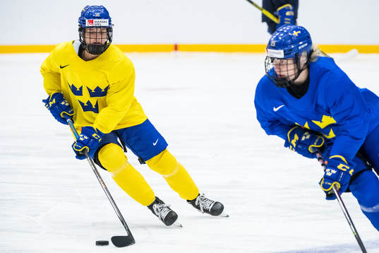 Mina Waxin of Sweden at a practice session