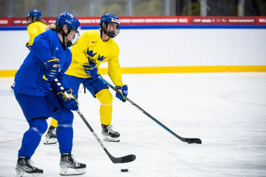 Mina Waxin of Sweden at a practice session