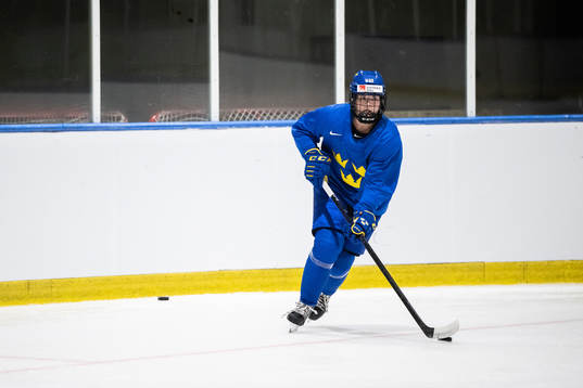 Emma Murén of Sweden at a practice session
