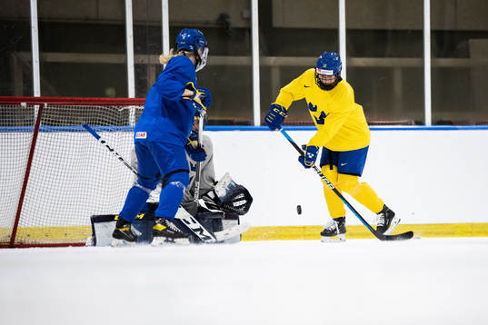 Mina Waxin of Sweden at a practice session