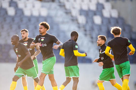 Dalkurds spelare värmer upp