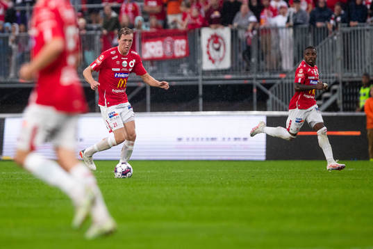 Degerfors Adam Carlen och Joseph-Claude Agyeman Gyau