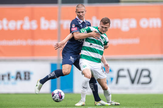 Örgrytes Arvid Brorsson och Västerås SKs Viktor Granath
