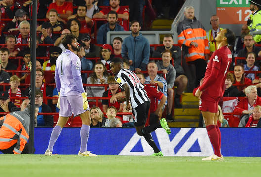 Alexander Isak of Newcastle United celebrates