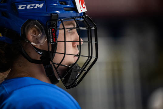 Emma Murén of Sweden at a practice session