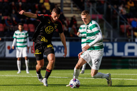 Östersunds Kristian Novak och Västerås SKs Viktor Granath