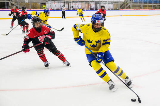 Ayaka Hitosato of Japan and Mina Waxin of Sweden