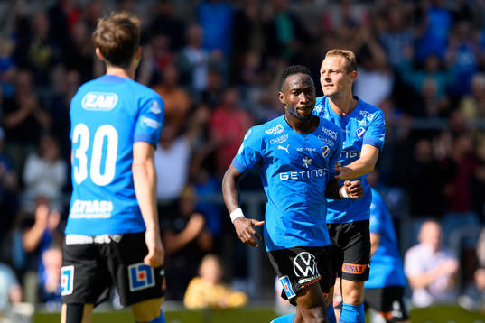 Halmstads Sadat Karim jublar