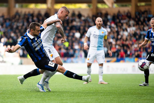 Sirius Filip Rogic och Djurgårdens Victor Edvardsen