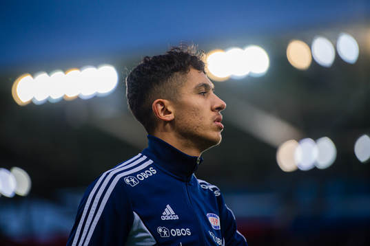 Osame Sahraoui of Vålerenga ahead of the Eliteserien match between Vålerenga and Lillestrøm on September 4, 2022 in Oslo.