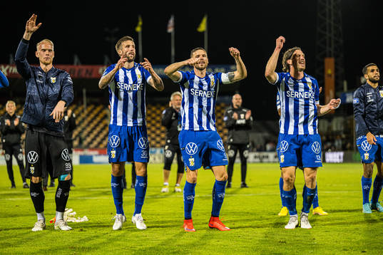 IFK Göteborgs Mattias Bjärsmyr, Marcus Berg och Gustav