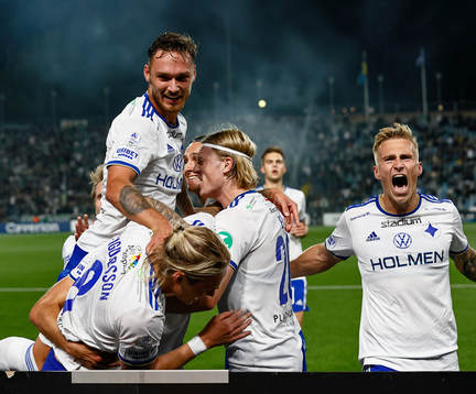 IFK Norrköpings spelare med Linus Wahlqvist Egnell, Daniel