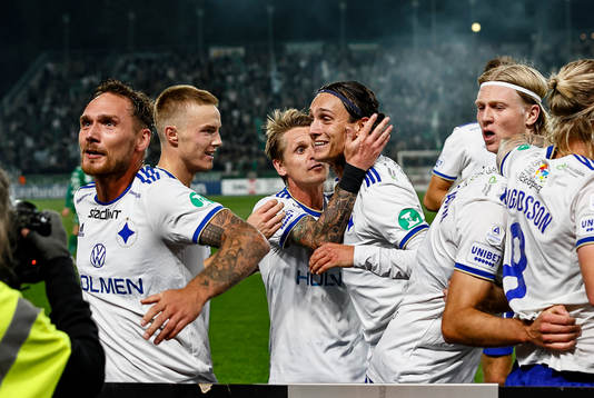 IFK Norrköpings spelare med Linus Wahlqvist Egnell, Jacob