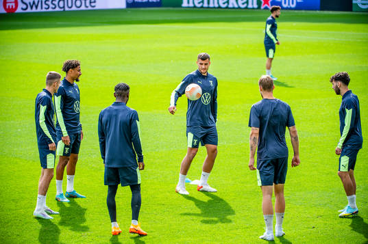 Matej Chalus and the players