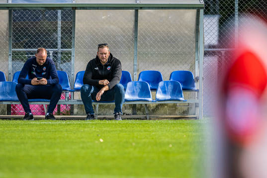 Sportchef Andreas Granqvist och klubbdirektör Joel Sandborg