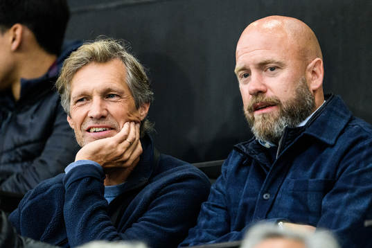 Jens Fjellström and Olof Persson on the stands