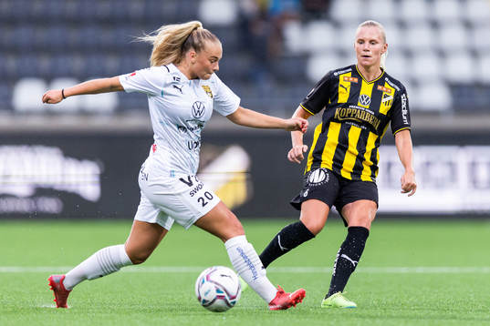 Umeås Villemo Dahlqvist och Häckens Josefine Rybrink