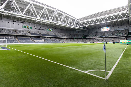 Vy över Tele2 Arena