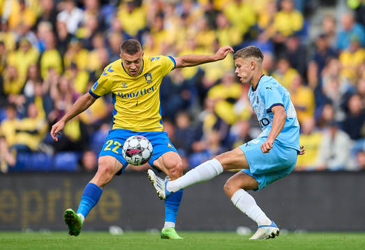  [DK=20220911: Josip Radosevic (22), Brøndby IF og Filip Bundgaard Kristensen (40), Randers FC]