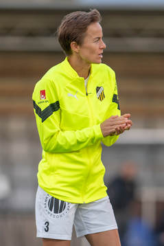 Häckens Aivi Luik innan fotbollsmatchen i Svenska Cupen