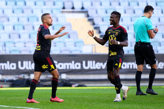 Östersunds Erick Brendon Pinheiro da Silva jublar