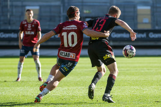 Örgrytes Kevin Ackermann och Östersunds Ludvig Fritzson
