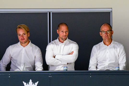 Rögles Sportchef Chris Abbott och klubbdirektör Daniel