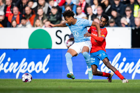 Malmö FFs Joseph Ceesay och Helsingborgs Taha Ali