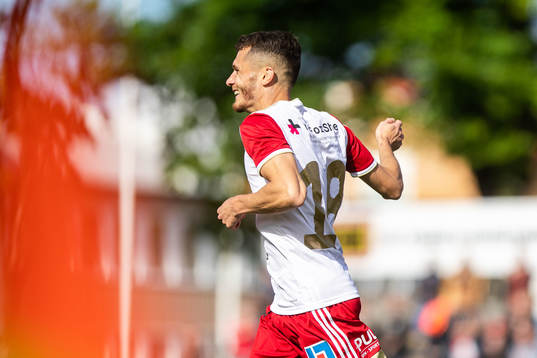 Skövde AIKs Yoann Fellrath jublar