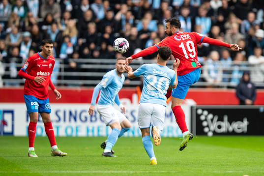 Malmö FFs Moustafa Zeidan och Helsingborgs Abdul Rahman Khalili