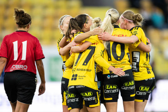 Elfsborgs spelare jublar