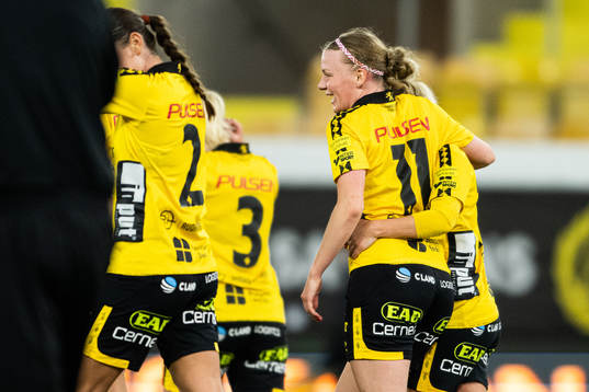 Elfsborgs Leann Nyström jublar