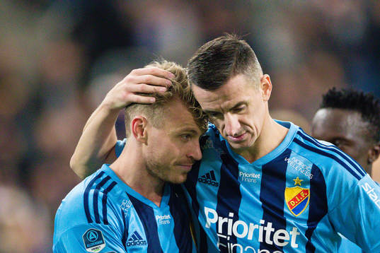 Djurgårdens Rasmus Schüller och Haris Radetinac