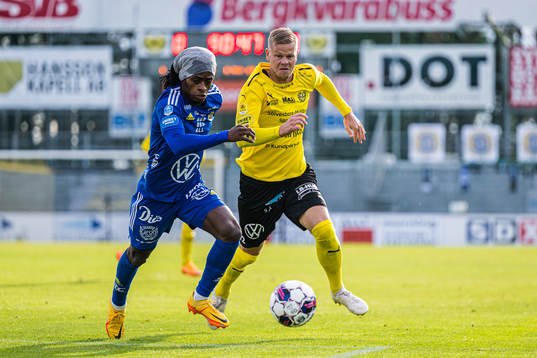 Sundsvalls Ronaldo Damus och Mjällbys David Löfquist