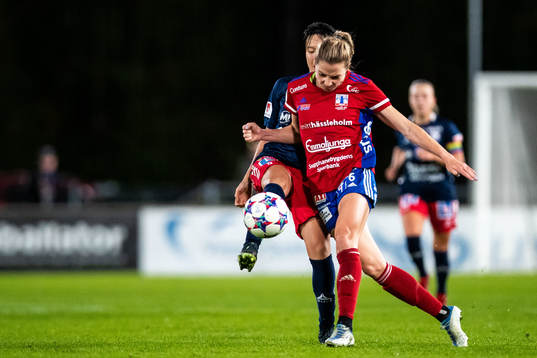 Linköpings Saori Takarada och Vittsjös Clara Markstedt