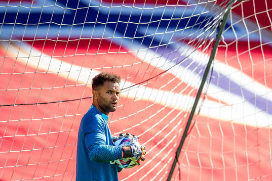 Goalkeeper Sten Grytebust of the Norwegian national football team
