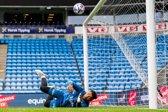 Goalkeeper Sten Grytebust of the Norwegian national football team