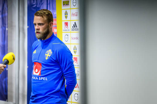 Daniel Sundgren speaks to media