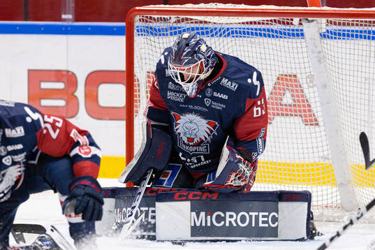 Linköpings målvakt Marcus Högberg