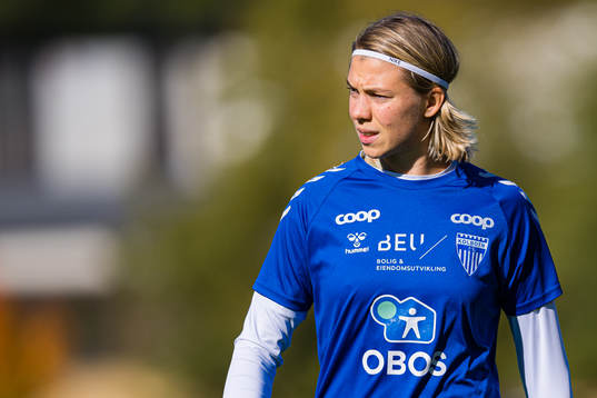 Lena Soleng Hansen of Kolbotn ahead of the Toppserien football match between Kolbotn and LSK Kvinner on September 25, 2022 in Oslo.