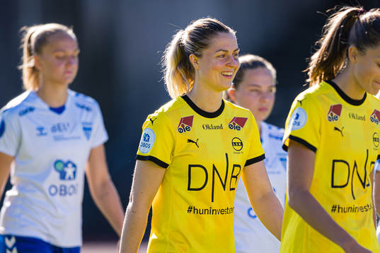 Ingrid Marie Karlsen Spord of LSK Kvinner ahead of the Toppserien football match between Kolbotn and LSK Kvinner on September 25, 2022 in Oslo.